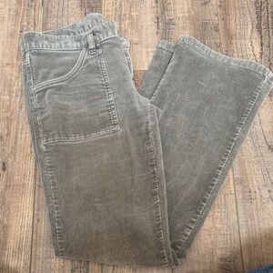 Prana low rise bootcut flare corduroy pants size 4